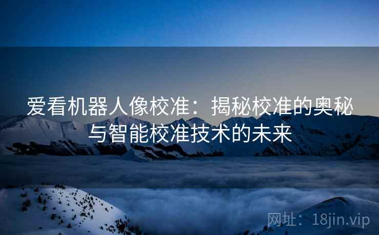 爱看机器人像校准：揭秘校准的奥秘与智能校准技术的未来